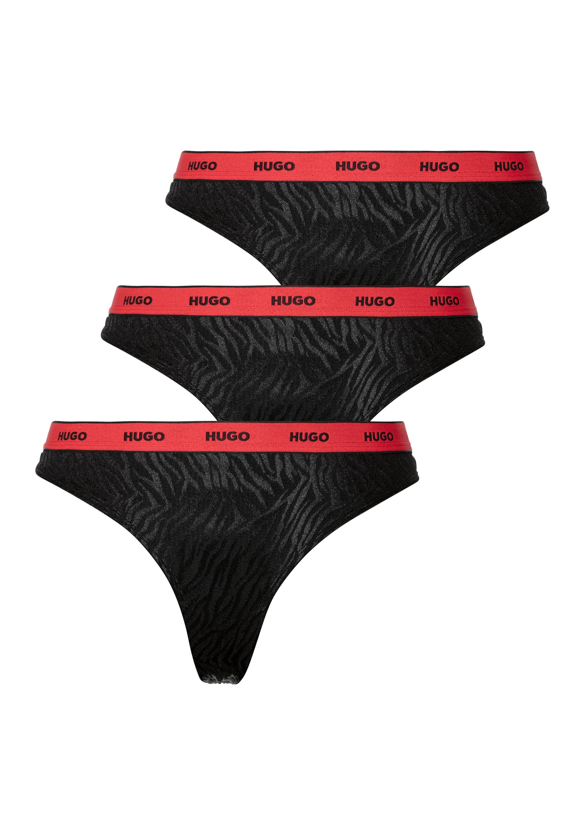 HUGO Underwear Slip »TRIPLET THONG LACE«, (Packung, 3er-Pack), mit elastischem Bund von HUGO Underwear