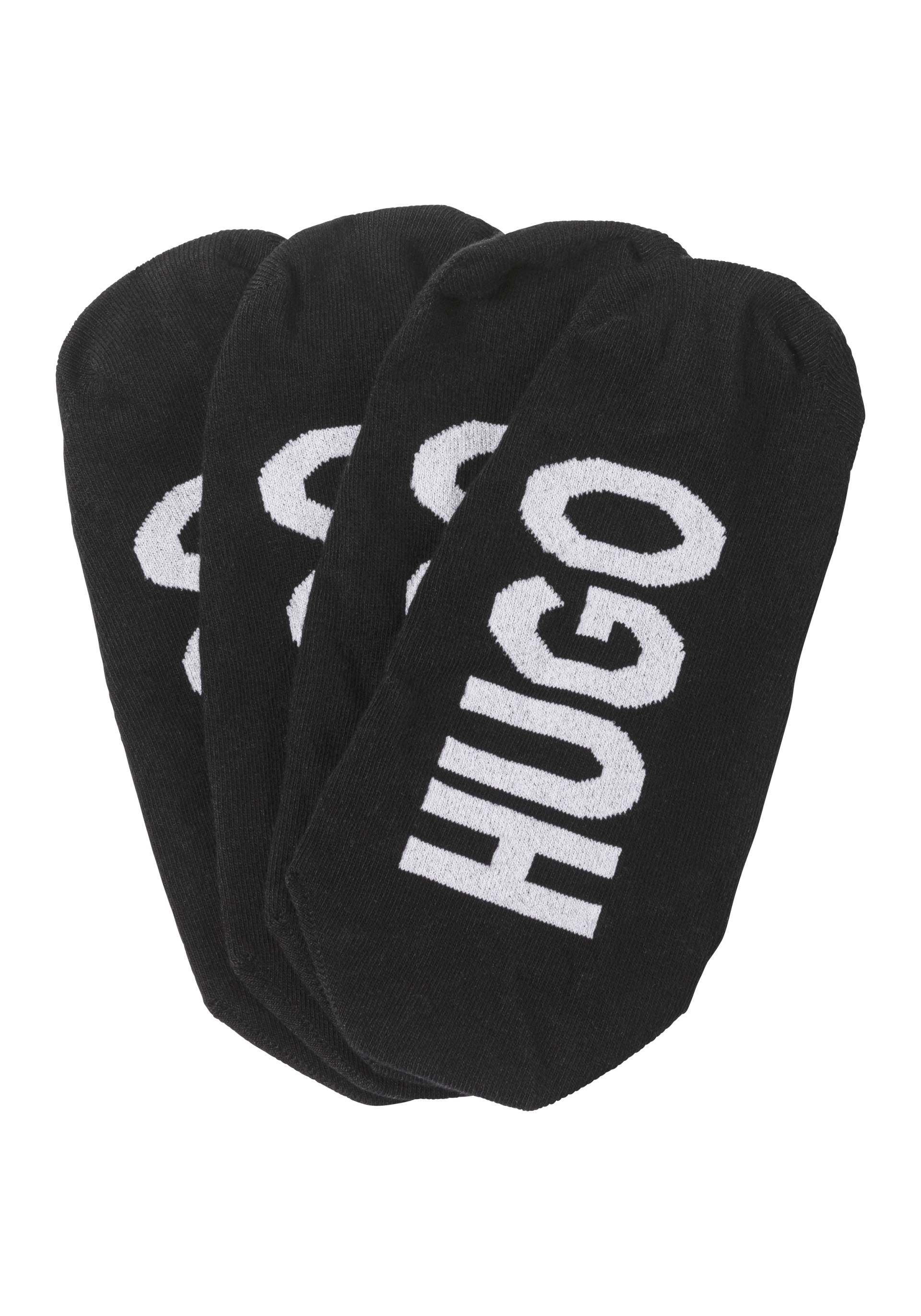 HUGO Underwear Sneakersocken »2P INVISIBLE W«, (Packung, 2 Paar, 2er), mit HUGO Logoschriftzug unter der Sohle von HUGO Underwear