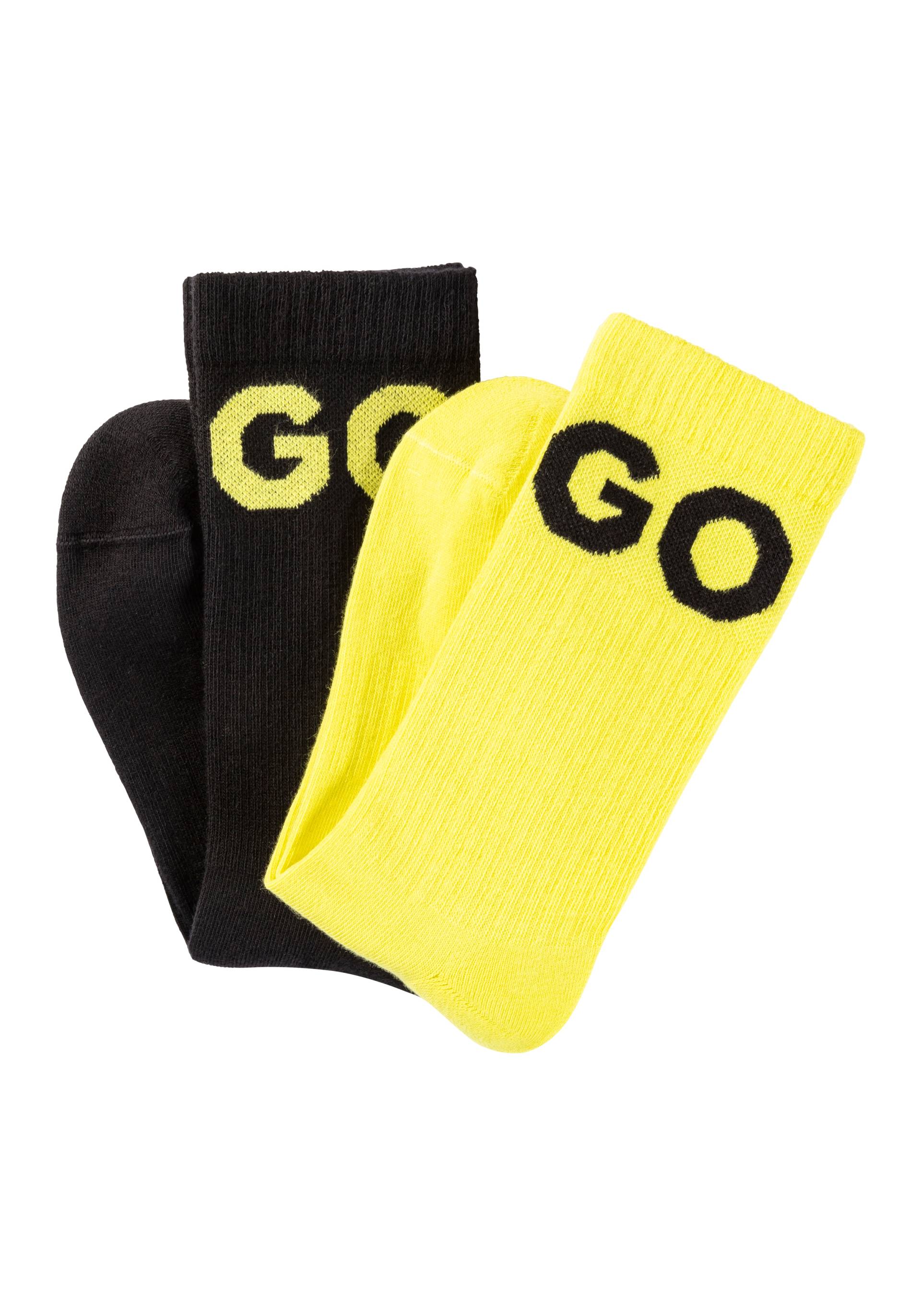 HUGO Underwear Socken »2P QS RIB ICONCOL CC«, (Packung, 2 Paar, 2er Pack), mit eingestricktem HUGO Logo von HUGO Underwear