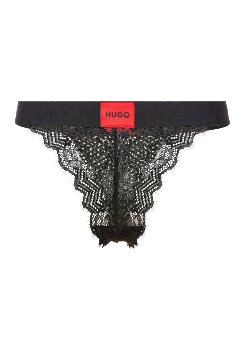 HUGO Underwear String »STRING RL LACE«, mit Logoschriftzug auf dem Bund von HUGO Underwear