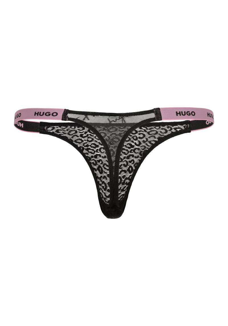 HUGO Underwear String »THONG SPORTY LACE«, mit elastischem Bund von HUGO Underwear