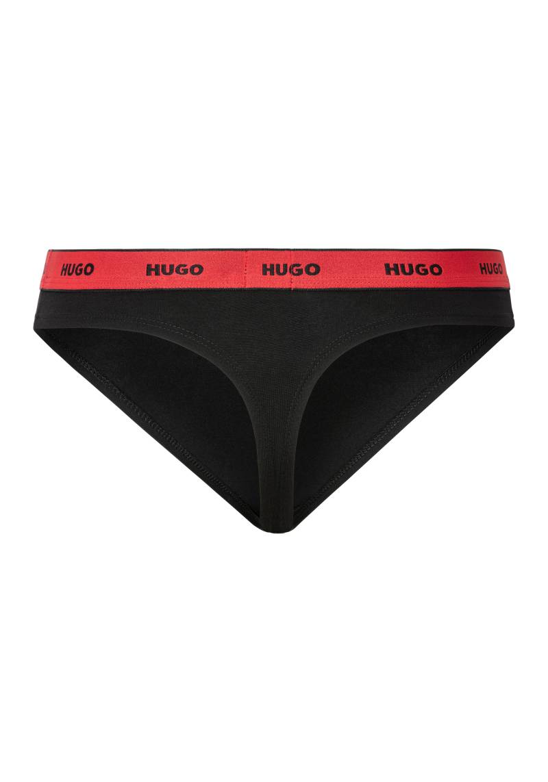 HUGO Underwear String »THONG STRIPE PYP 10«, mit BOSS Schriftzug auf dem Bund von HUGO Underwear