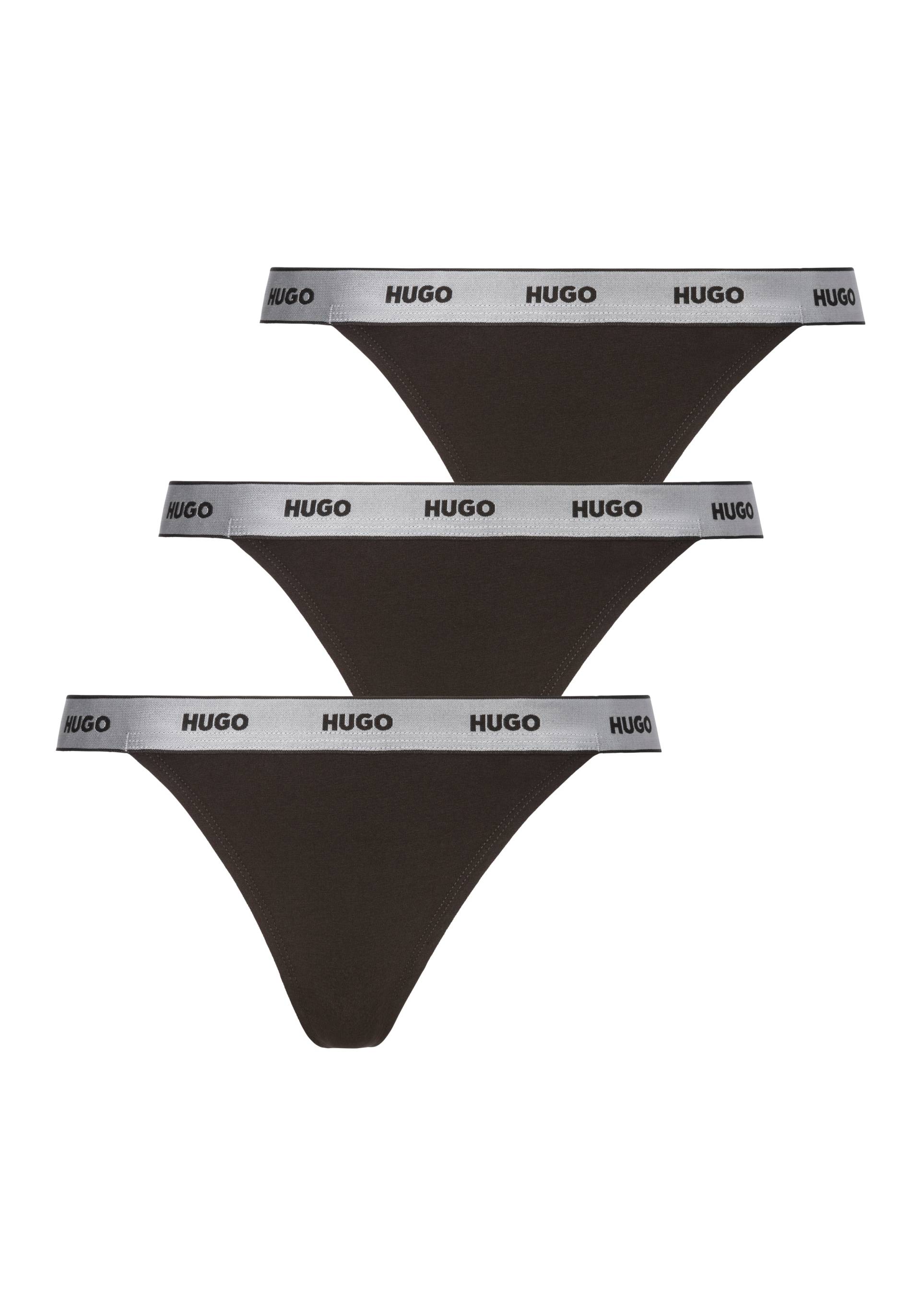 HUGO Underwear String »TRIPLET STRING GIFT«, (Packung, 3 St.), mit Logobund von HUGO Underwear