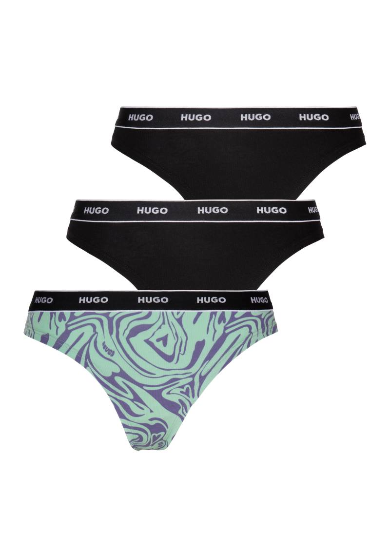 HUGO Underwear String »TRIPLET THONG DESIGN«, (Set, 3 St., 3), mit Logobund von HUGO Underwear