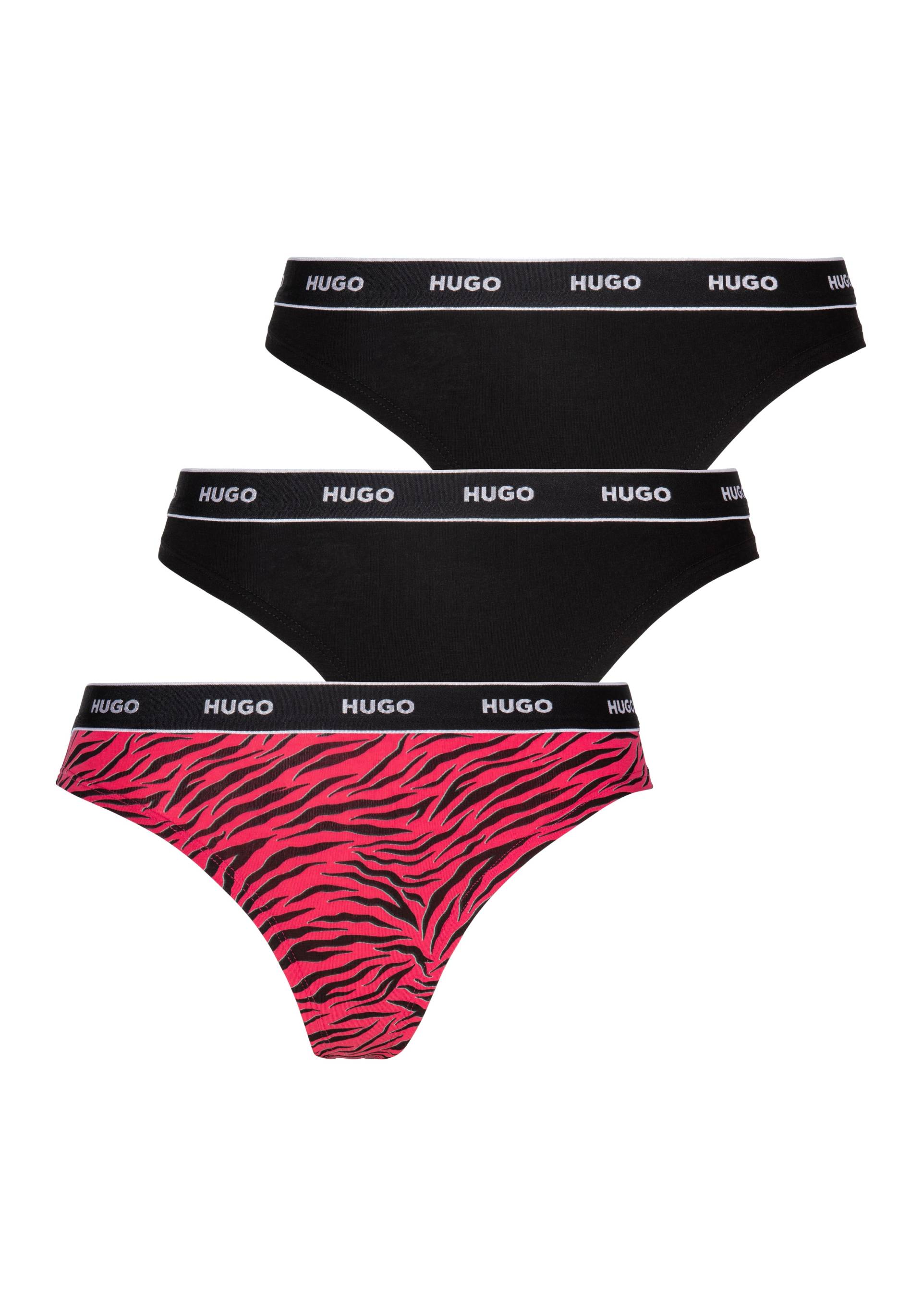 HUGO Underwear String »TRIPLET THONG DESIGN«, (Set, 3 St., 3), mit Logobund von HUGO Underwear