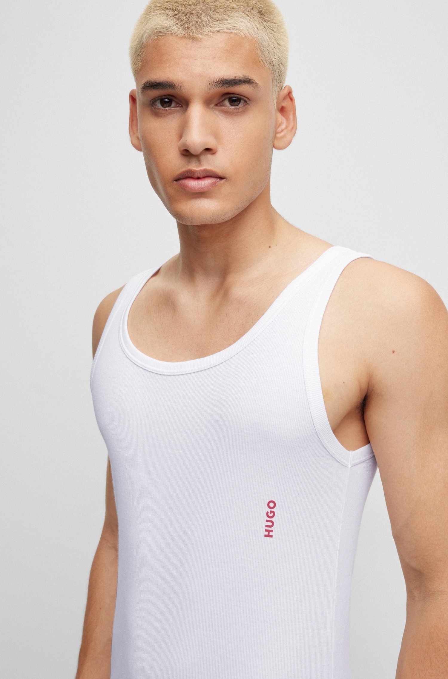 HUGO Underwear Tanktop »Twin Pack«, (Packung, 2 tlg.), mit Markenlabel in Kontrastfarbe von HUGO Underwear