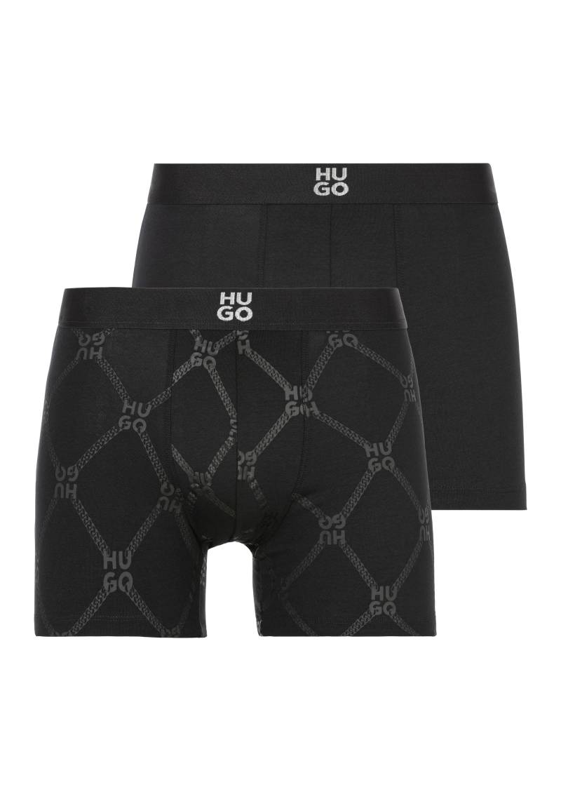 HUGO Underwear Trunk, (Set, 2), mit elastischem Bund von HUGO Underwear