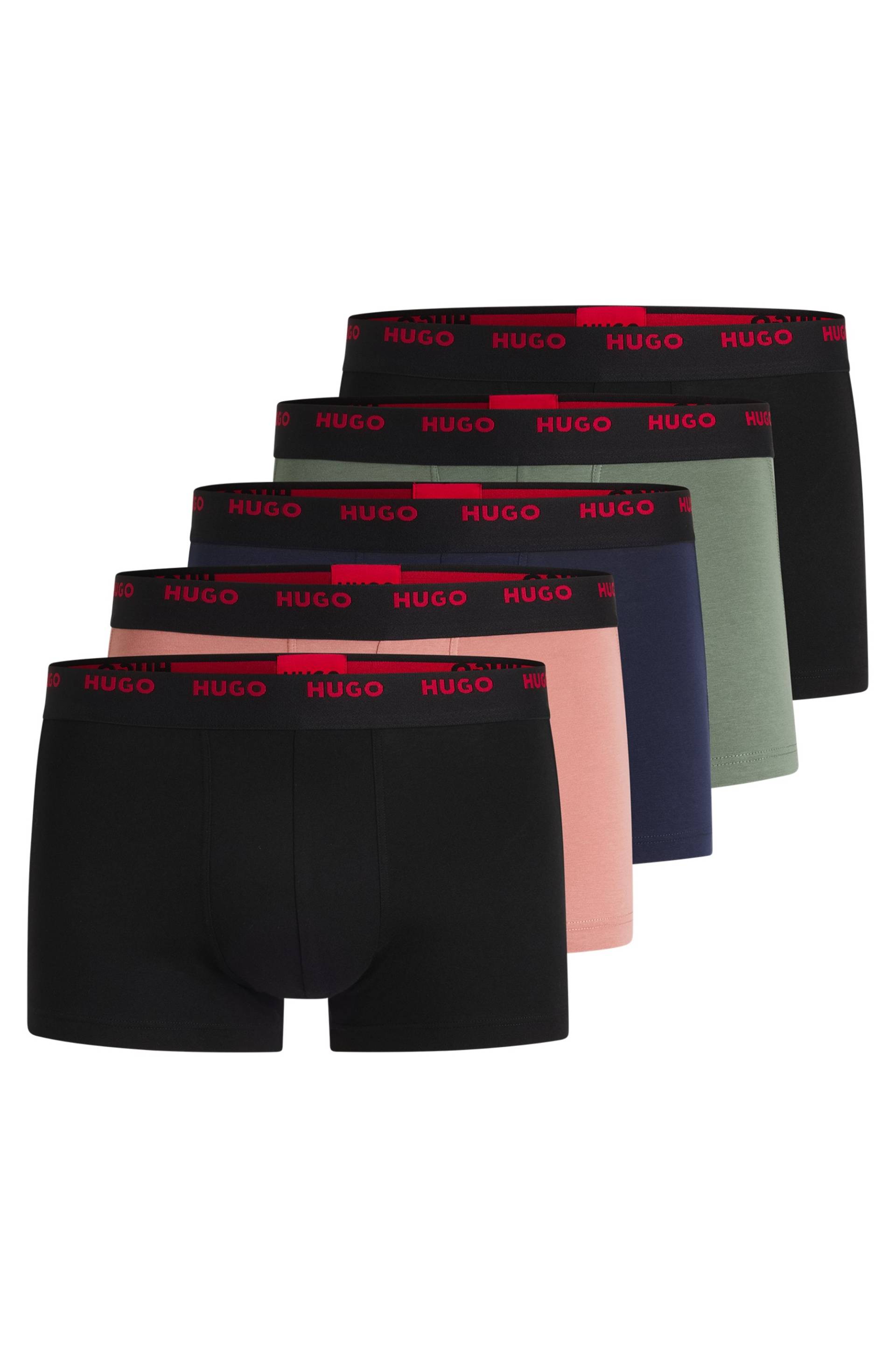 HUGO Underwear Trunk »FIVE PACK«, (Packung, 5 St.), mit HUGO Schriftzug