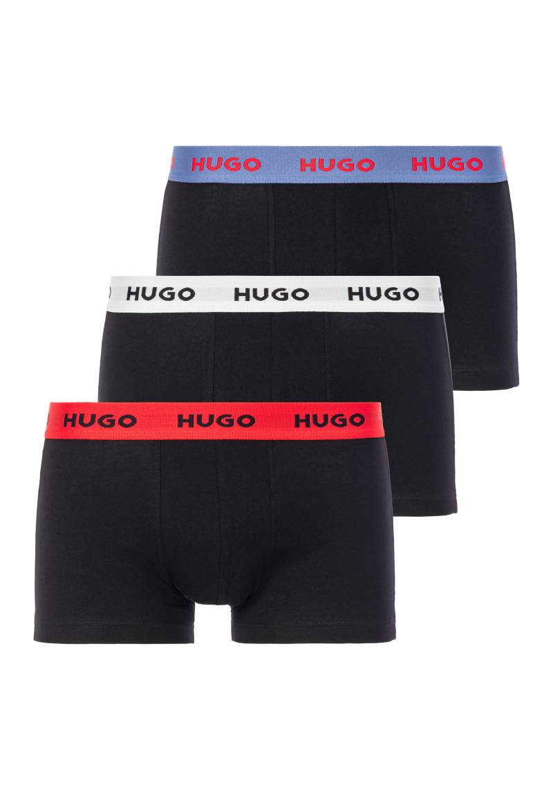 HUGO Underwear Trunk »TRUNK TRIPLET PACK«, (Packung, 3 St.), mit Logoschriftzug auf dem Bund von HUGO Underwear