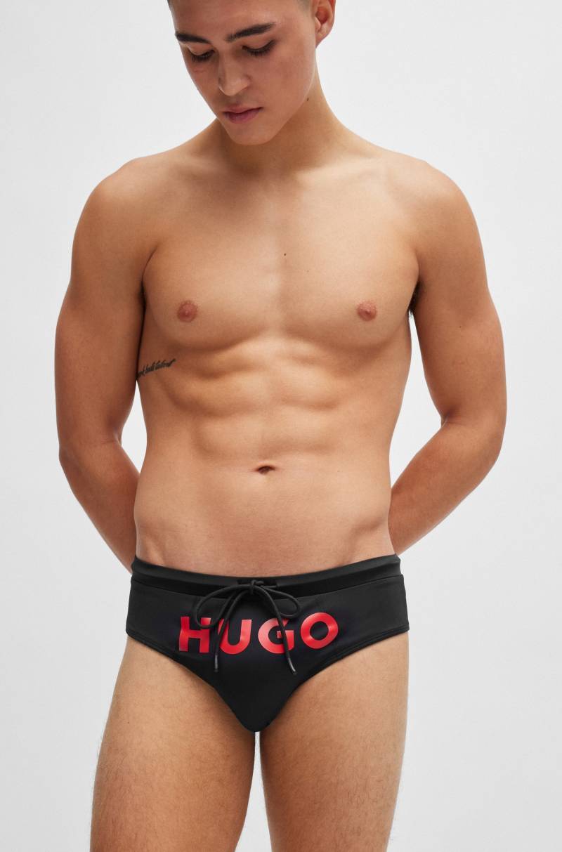 HUGO Underwear Badehose »LAGUNA«, mit grossem kontrastfarbenem HUGO Logo-Schriftzug von HUGO Underwear