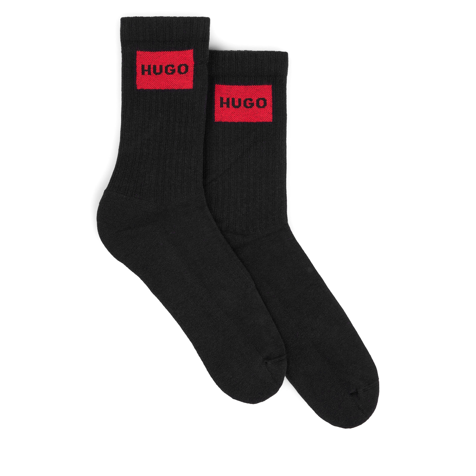 2er-Set hohe Herrensocken Hugo 50510640 Schwarz von HUGO