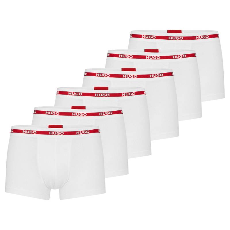 Boxershort Stretch-trunk Triplet Planet Herren Weiss S von HUGO