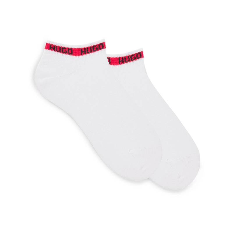 Duopack, Sneaker Socken Herren Weiss 39-42 von HUGO