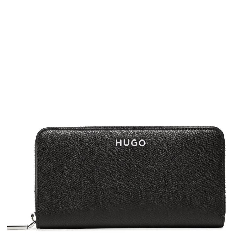 Große Damen Geldbörse Hugo Chris Ziparound R. 50486987 Schwarz von HUGO