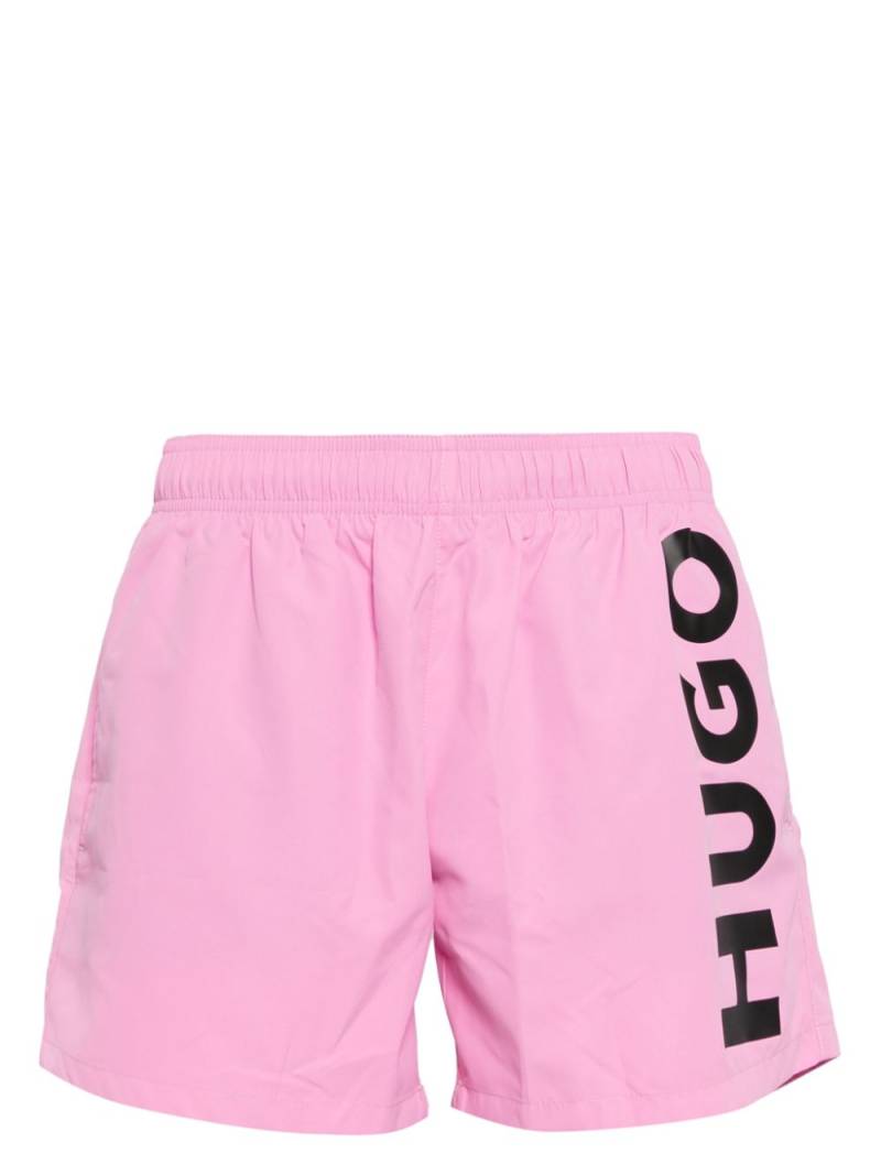 HUGO Abas swim shorts - Pink von HUGO