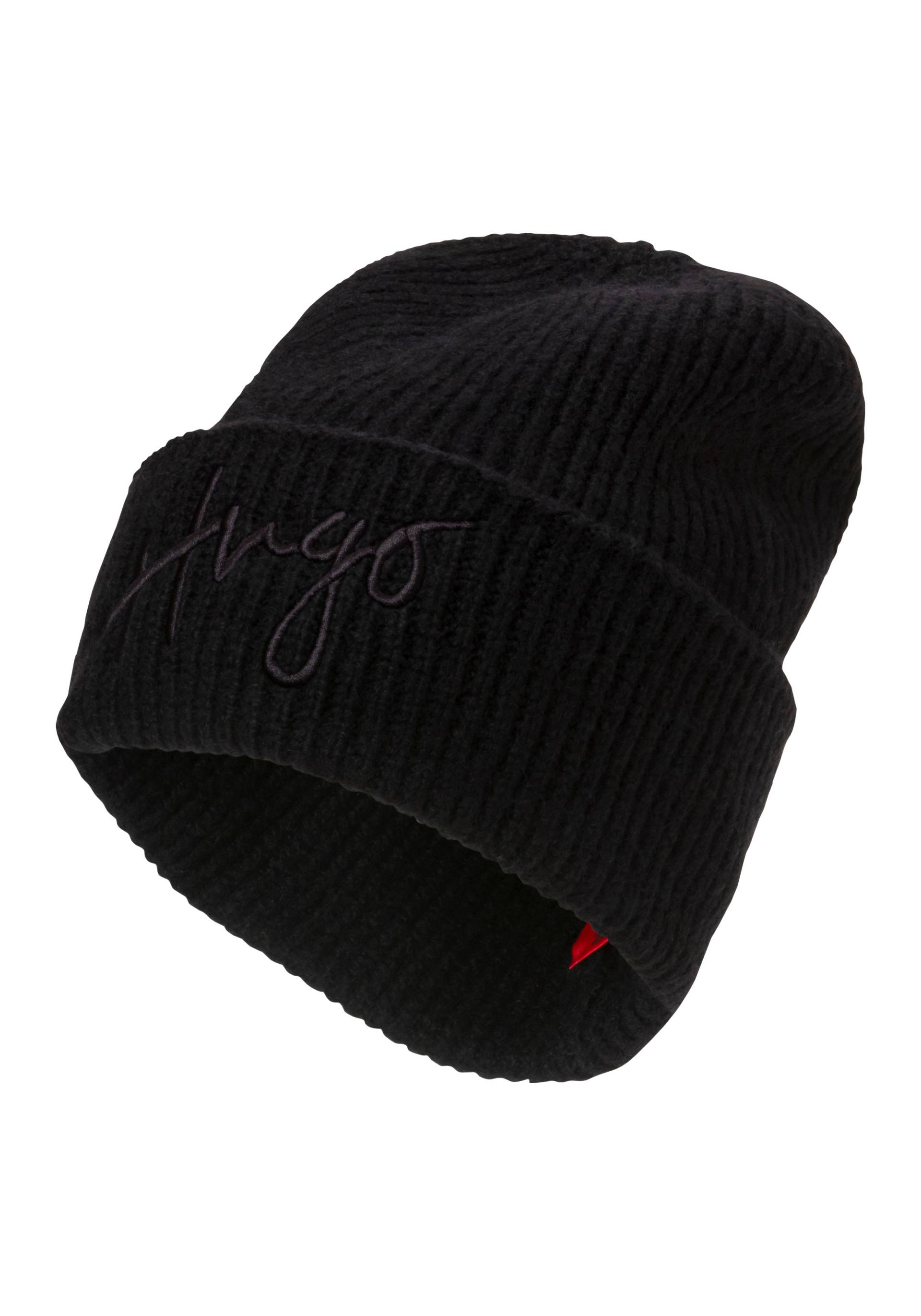 HUGO Beanie »Socialy_Hat«, mit Logostickerei von HUGO