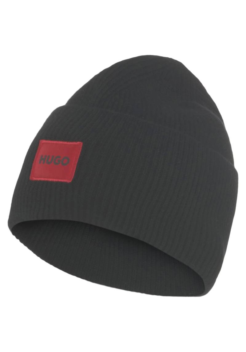 HUGO Beanie »Xaff 6«, mit Logobadge von HUGO