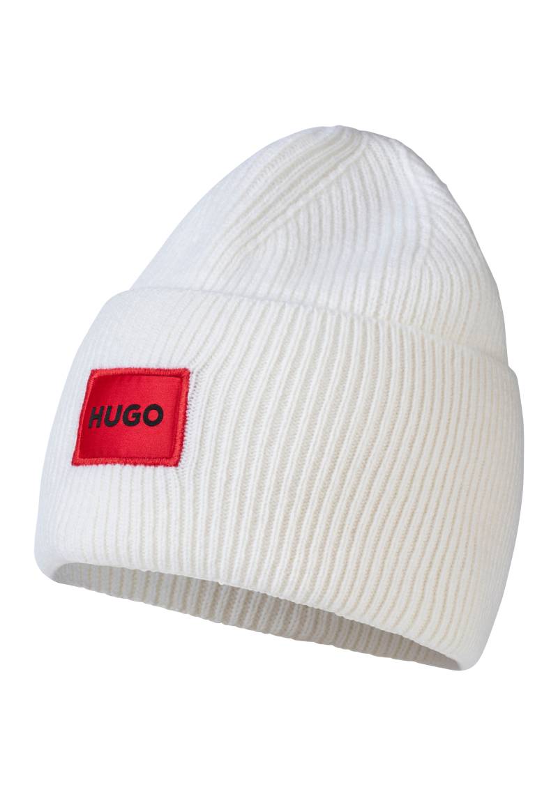 HUGO Beanie »Xaff 6«, mit Logobadge von HUGO