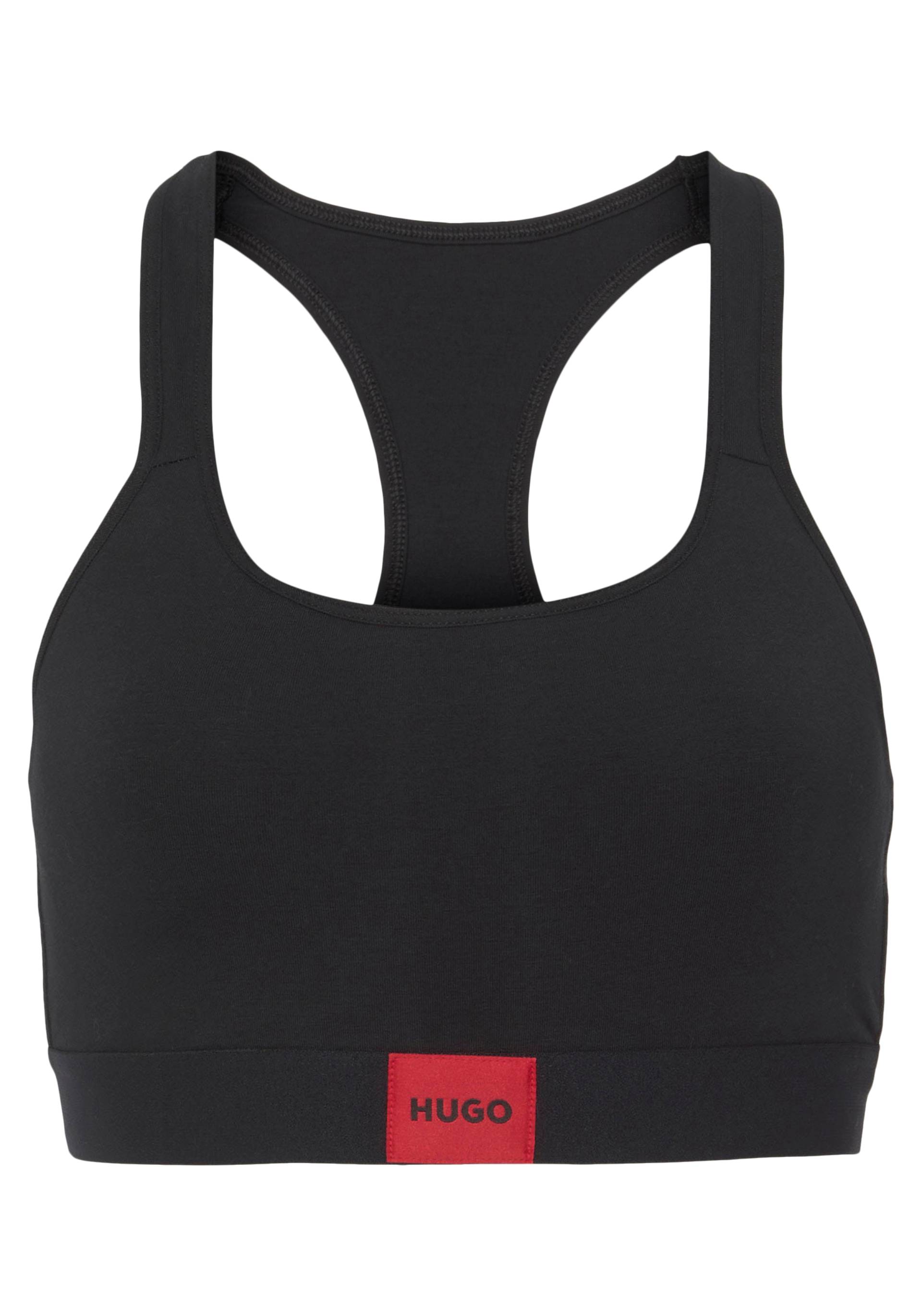 HUGO Underwear Bralette-BH »BRALETTE PAD.RED LAB«, mit aufgesticktem HUGO BOSS Logo von HUGO Underwear