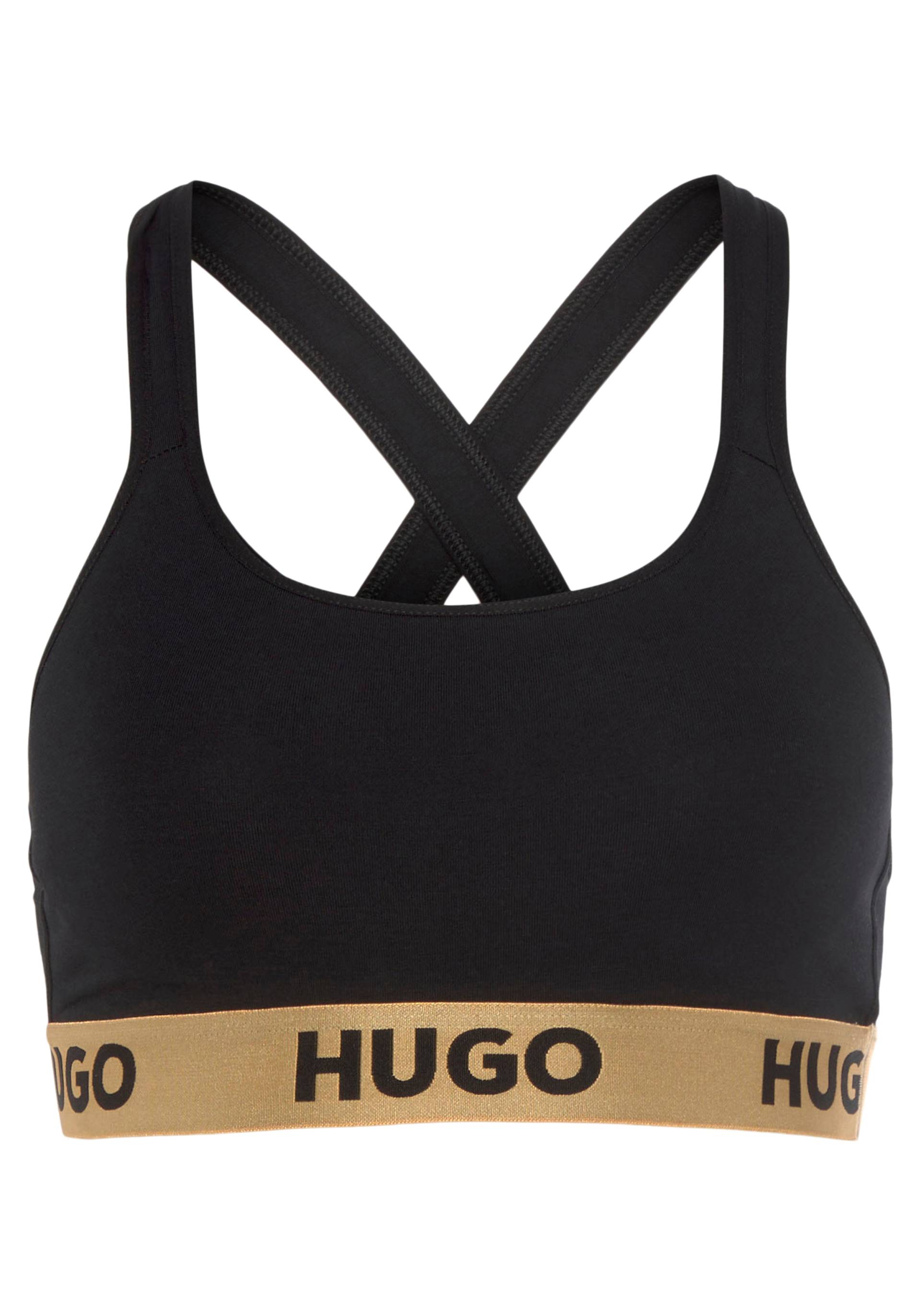 HUGO Underwear Bralette-BH »BRALETTE PADDED SPOR«, mit HUGO Logo auf dem Bund von HUGO Underwear