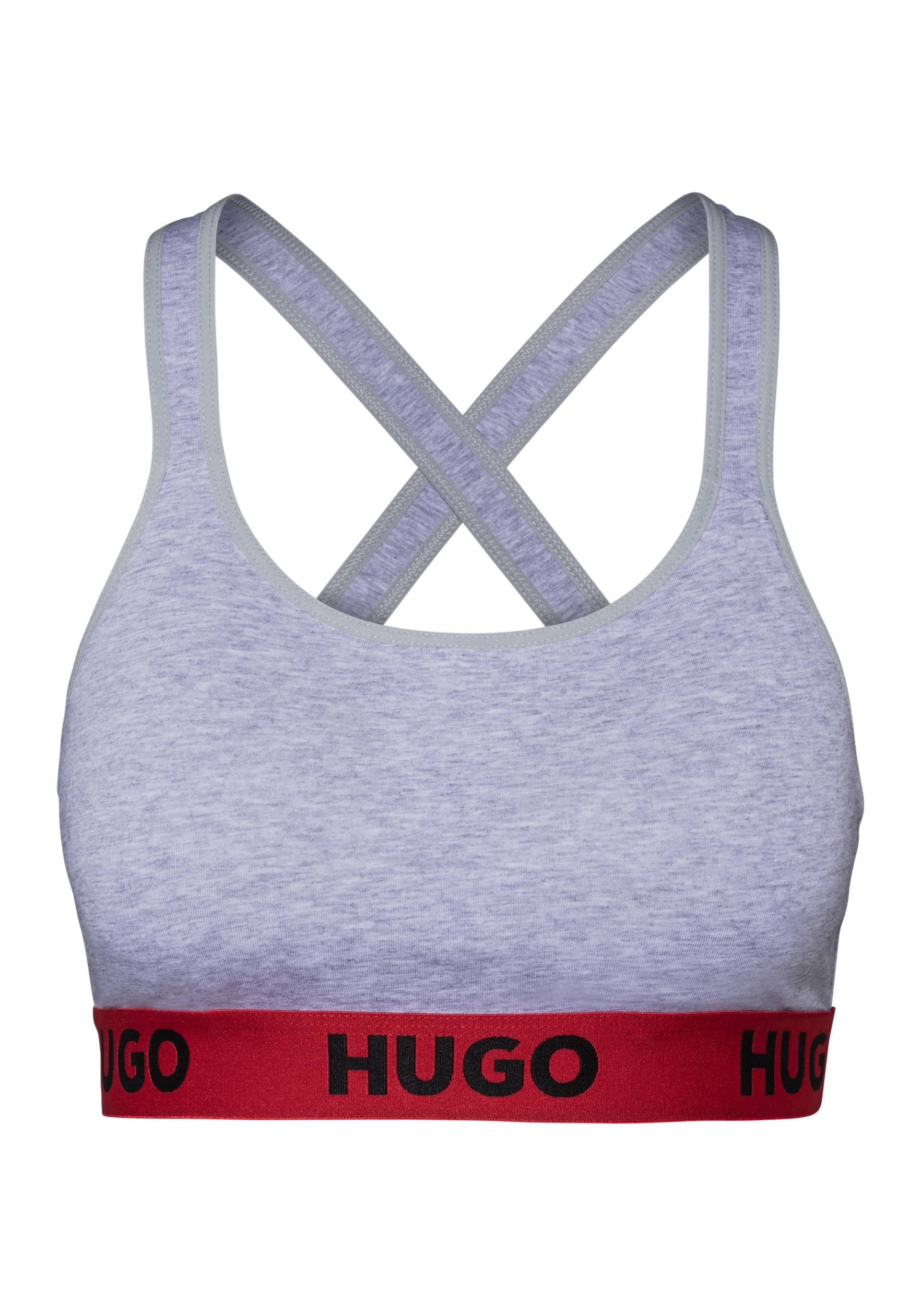 HUGO Bralette-BH »BRALETTE PADDED SPOR«, mit HUGO Logo auf dem Bund von HUGO