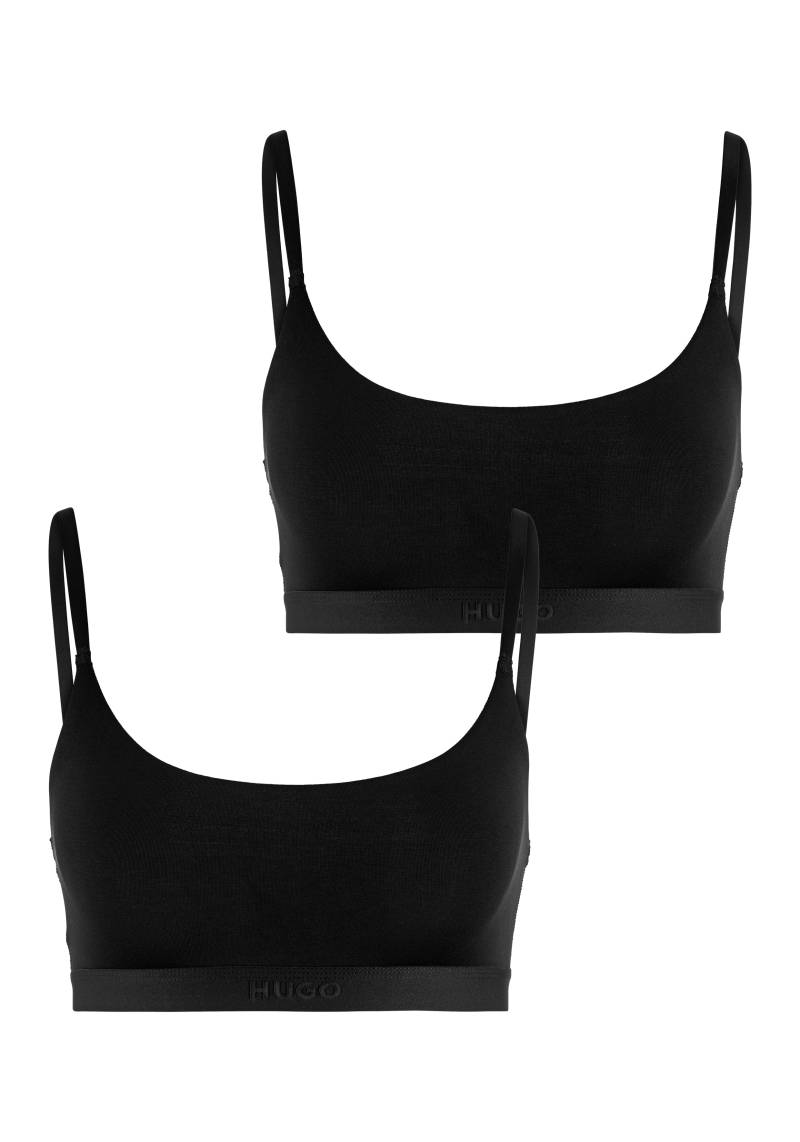 HUGO Underwear Bralette-BH »TWIN BRALETTE PURE«, mit Spaghetti-Trägern von HUGO Underwear