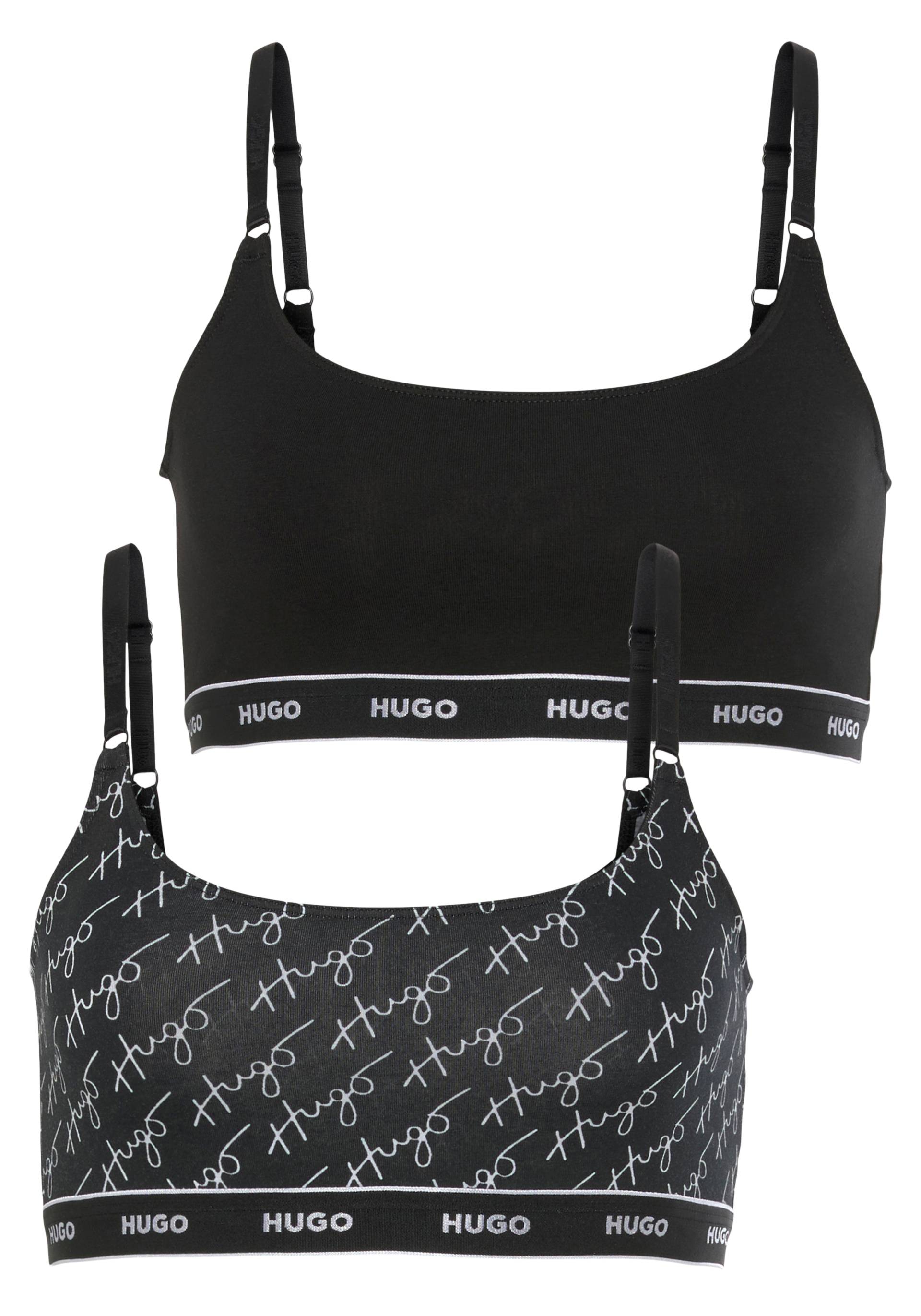 HUGO Underwear Bralette-BH »TWIN BRALETTE STRIPE«, mit verstellbaren Logo-Trägern von HUGO Underwear