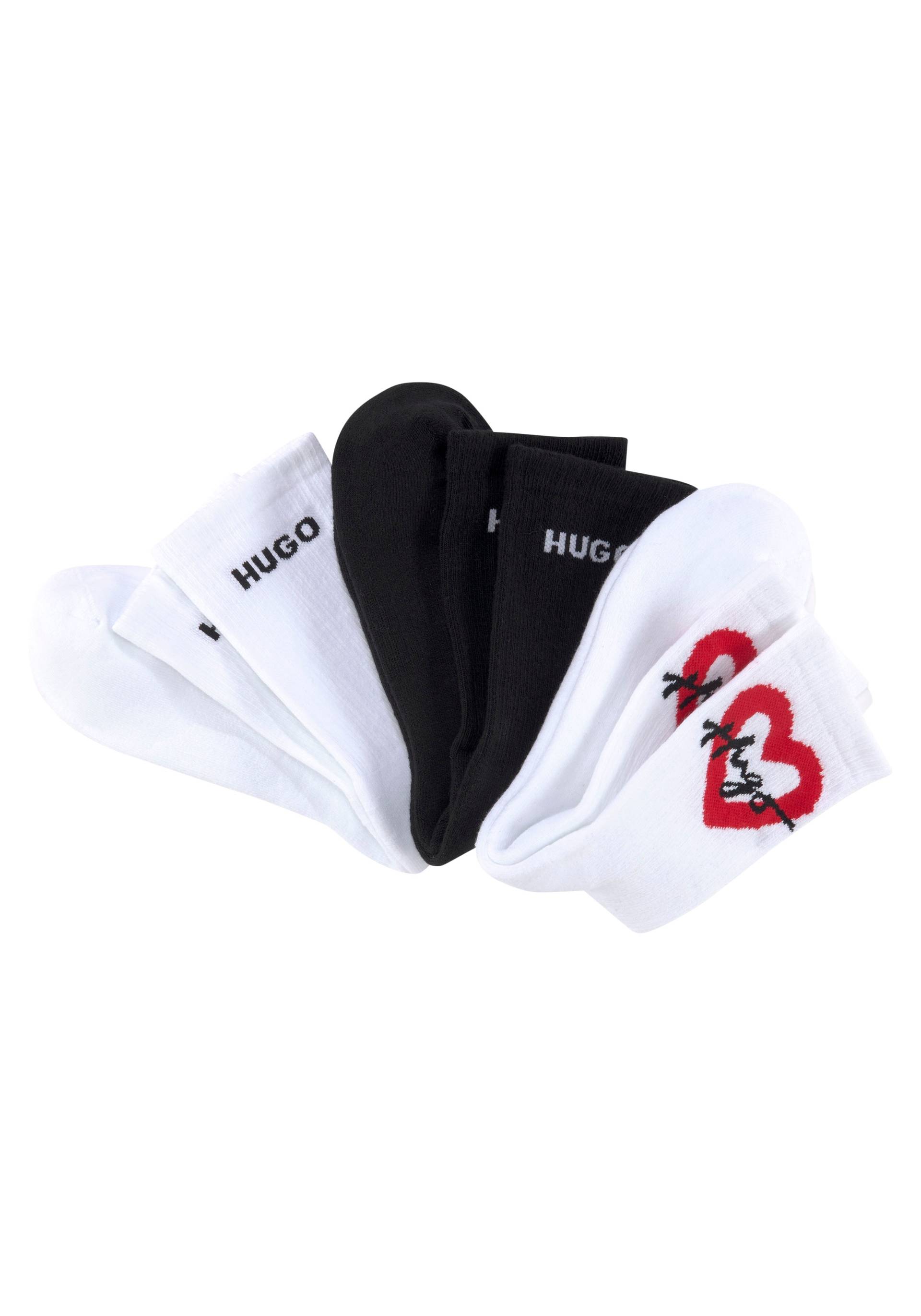 HUGO Underwear Businesssocken »3P QS LOVER CC W«, (Packung, 3er), mit Logostickerei von HUGO Underwear