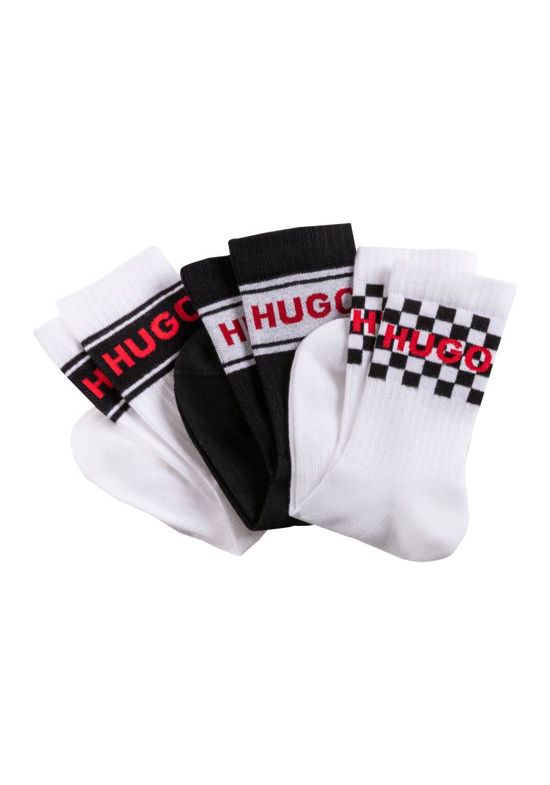 HUGO Underwear Businesssocken »3P QS RIB RACE CC 10258033 01«, (Packung, 3 Paar, 3er), in verschiedenen Designs von HUGO Underwear