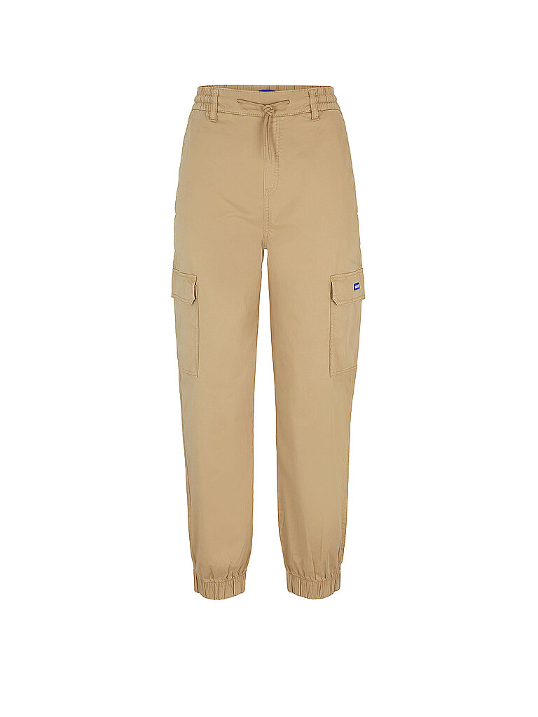 HUGO Cargohose Relaxed Fit HISUNE-1-D_B beige | 34 von HUGO