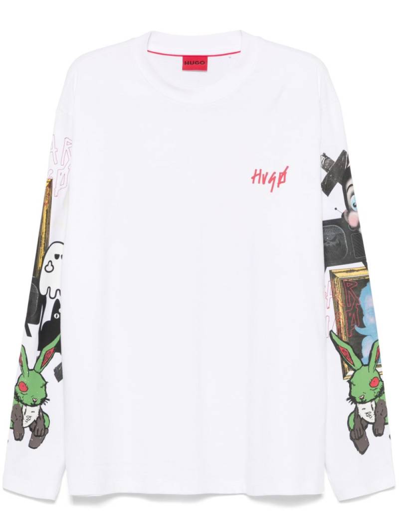 HUGO Dirabbilon T-shirt - White von HUGO