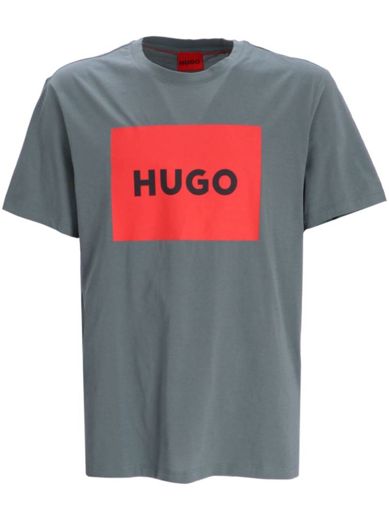 HUGO Dulive cotton T-shirt - Grey von HUGO