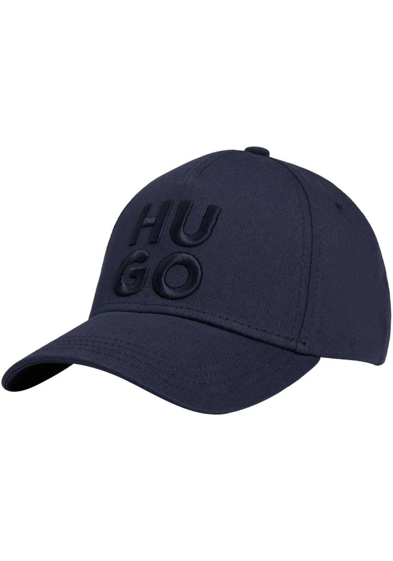 HUGO Fitted Cap »Jude-Stacked«, mit 3D Logostickerei, verstellbarer Verschluss von HUGO