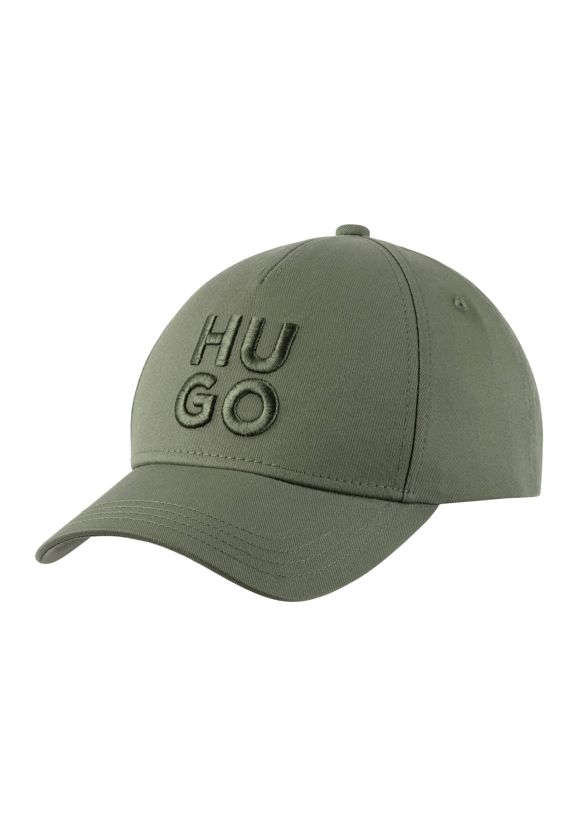 HUGO Fitted Cap »Jude-Stacked«, mit 3D Logostickerei, verstellbarer Verschluss von HUGO