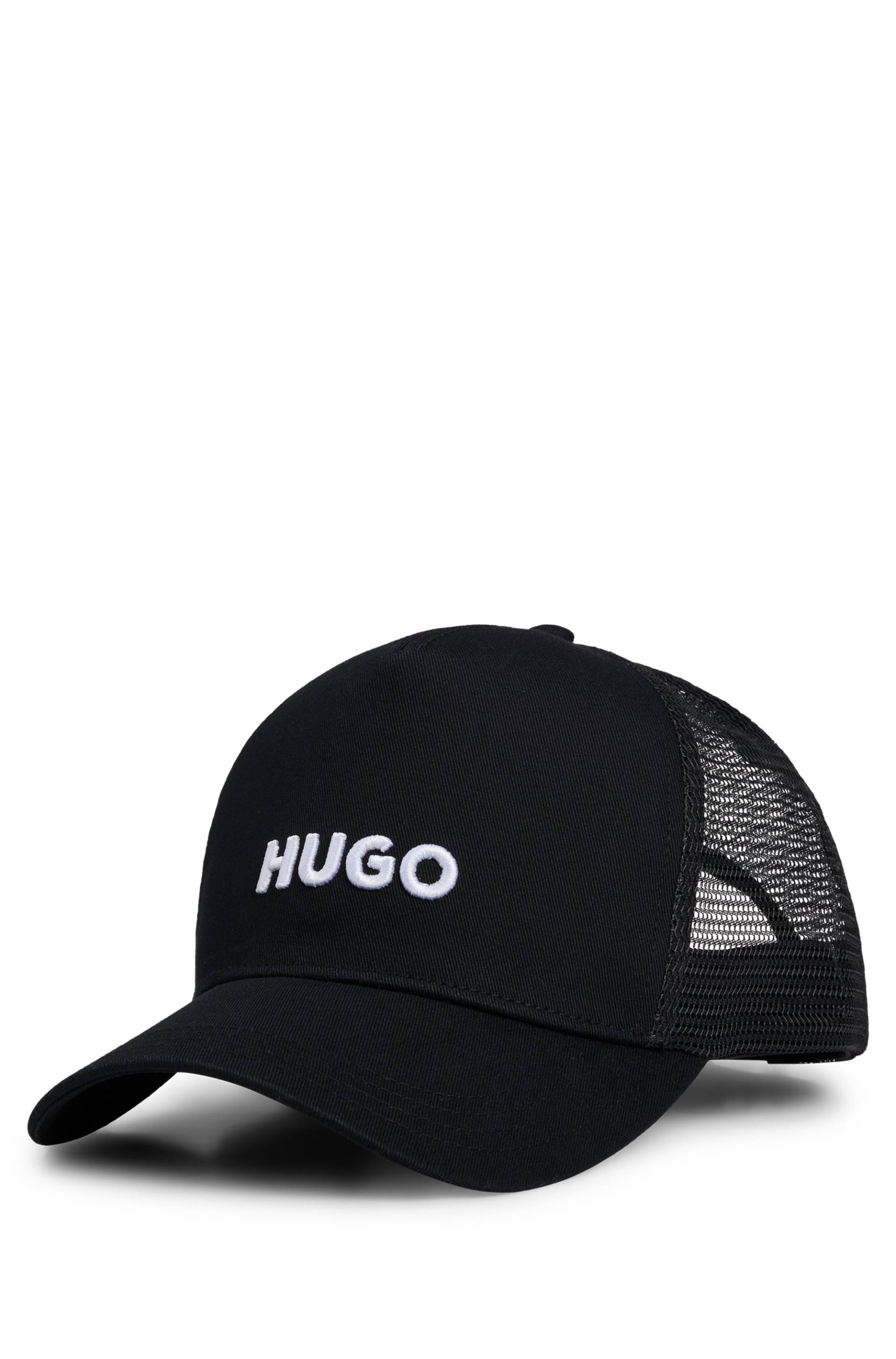 HUGO Fitted Cap »Marsel-Trucker«, aus Twill & Mesh mit 3D Logostickerei von HUGO