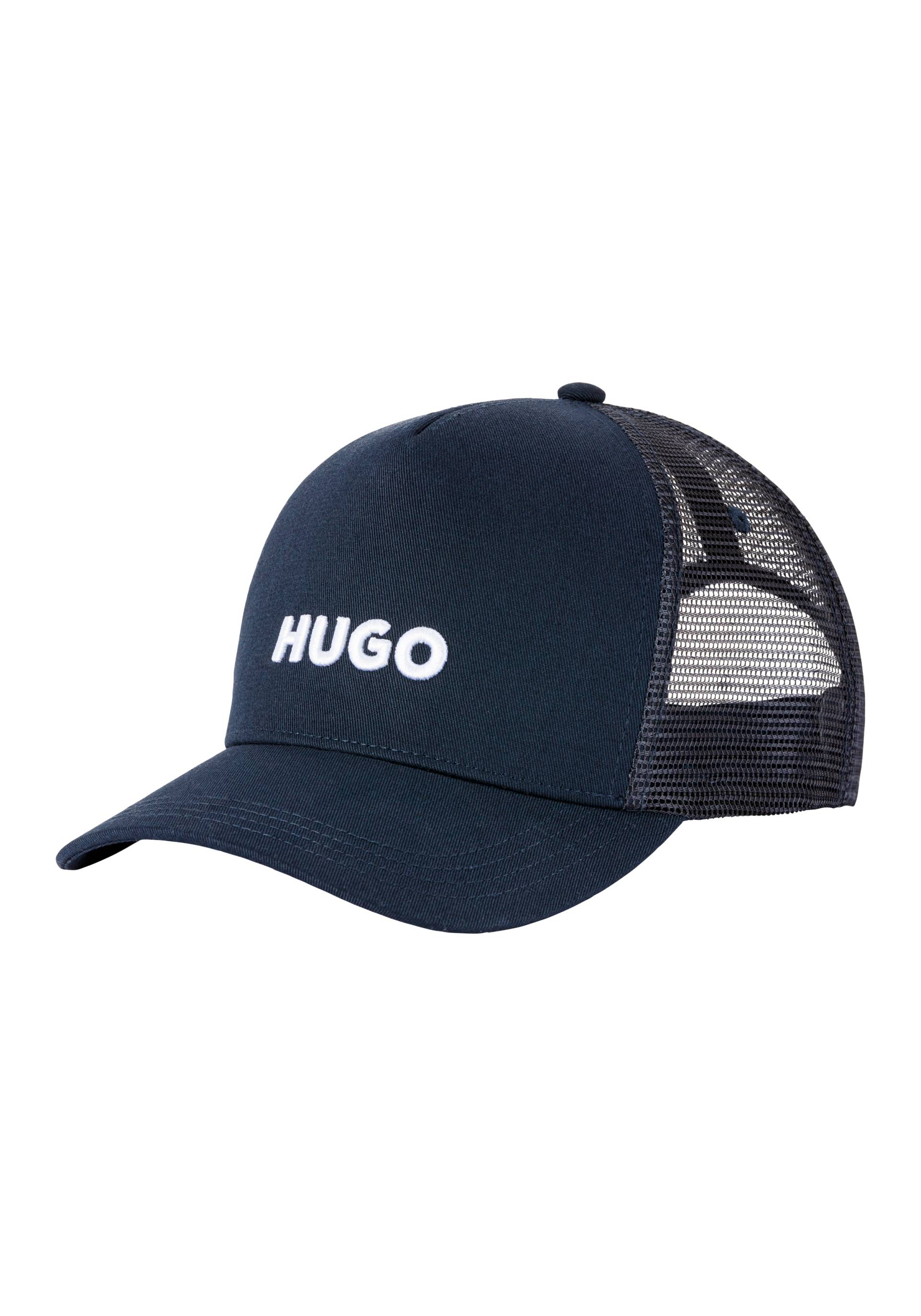 HUGO Fitted Cap »Marsel-Trucker«, aus Twill & Mesh mit 3D Logostickerei, unisex von HUGO