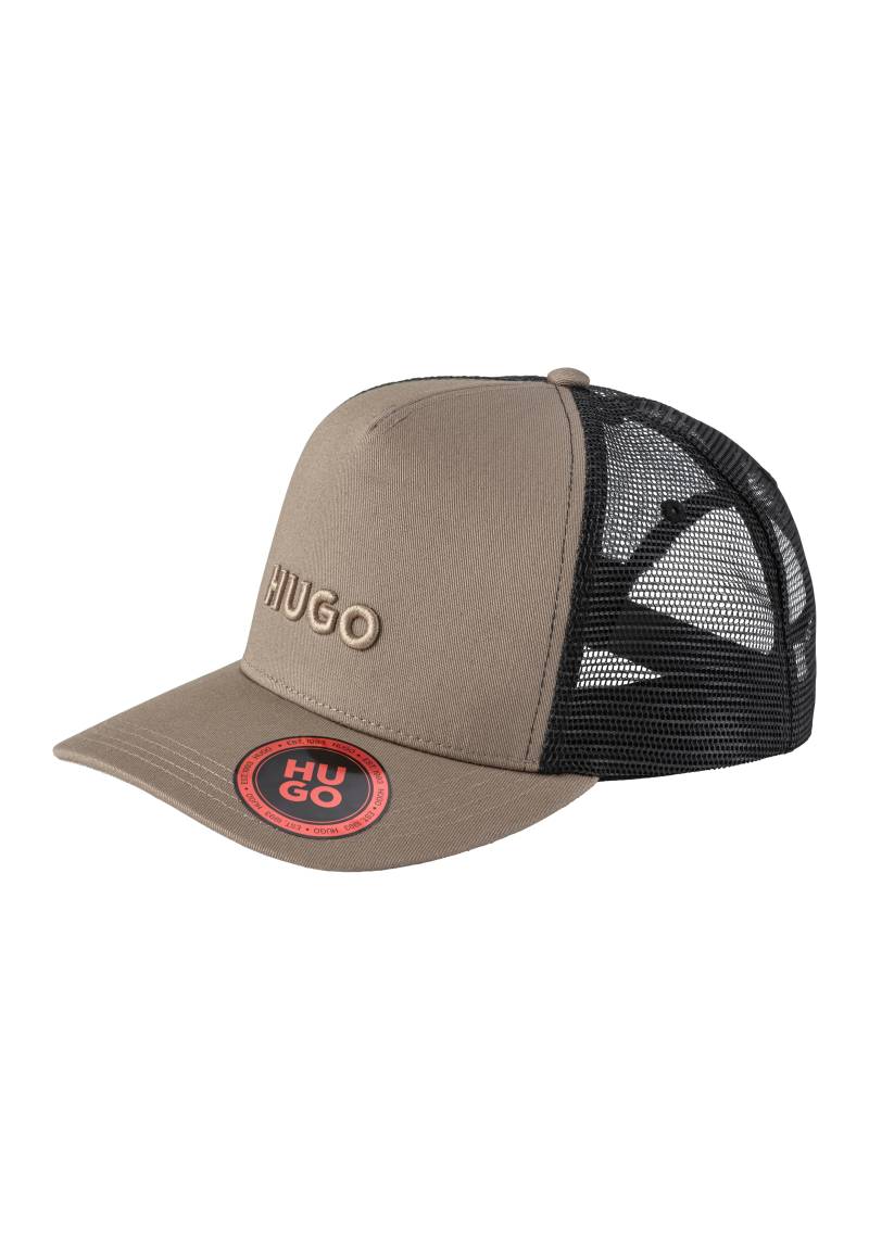 HUGO Fitted Cap »Marsel-Trucker«, aus Twill & Mesh mit 3D Logostickerei von HUGO