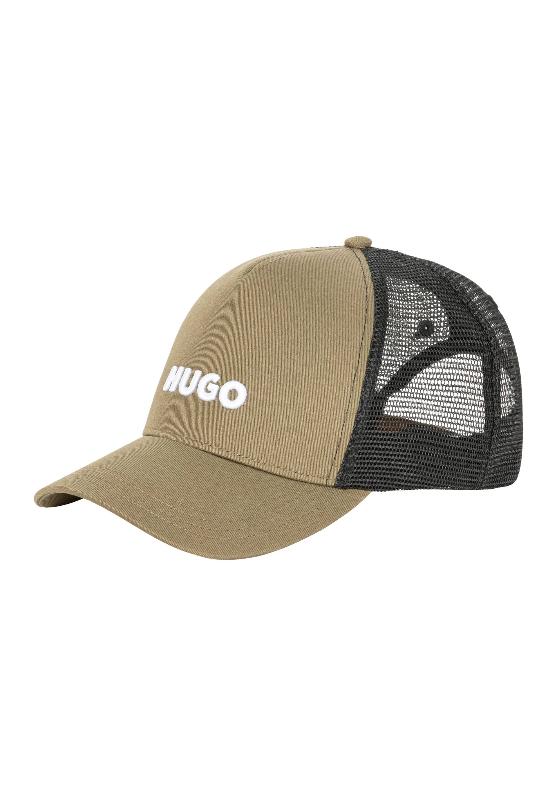 HUGO Fitted Cap »Marsel-Trucker«, aus Twill & Mesh mit 3D Logostickerei, unisex von HUGO