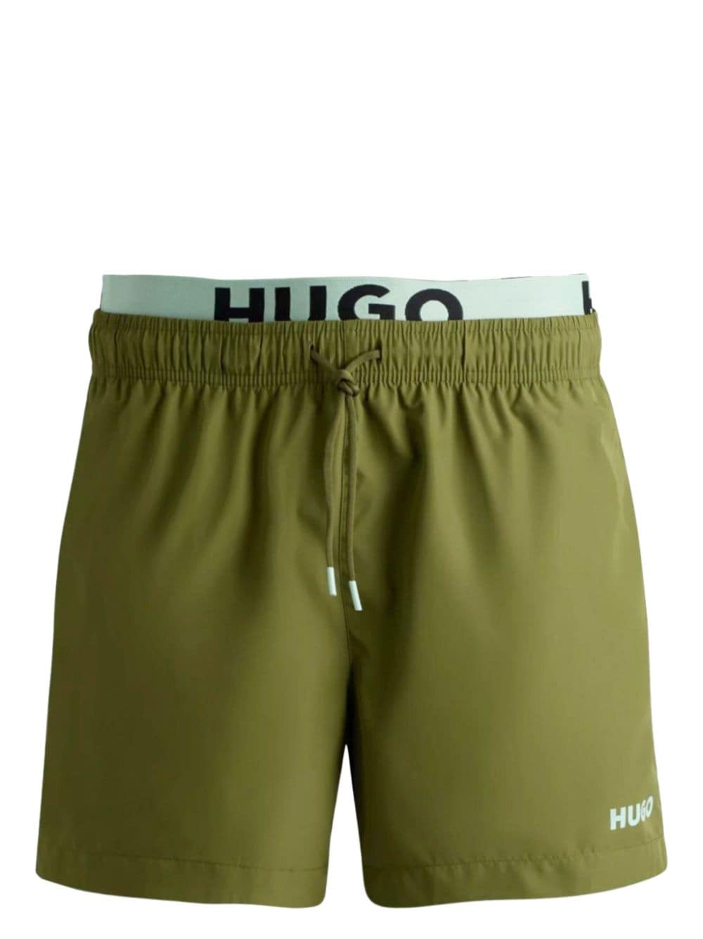 HUGO Flex swim shorts - Green von HUGO