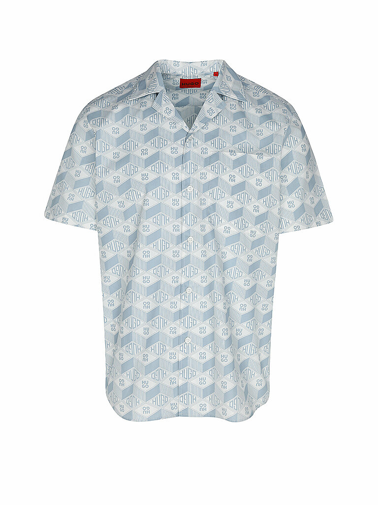 HUGO Hemd Regular Fit ELLINO hellblau | L von HUGO