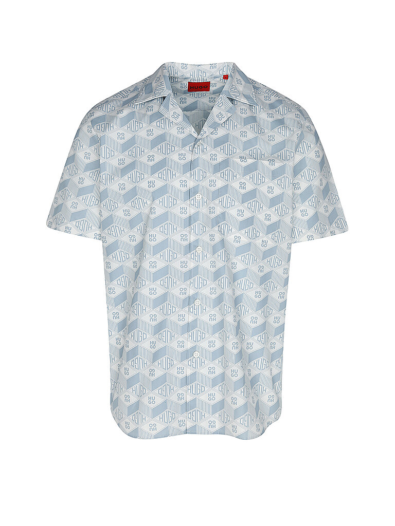 HUGO Hemd Regular Fit ELLINO hellblau | L von HUGO