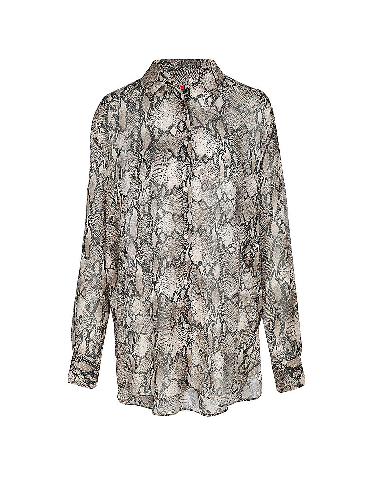 HUGO Hemdbluse THE BOYFRIEND SHIRT beige | 40 von HUGO
