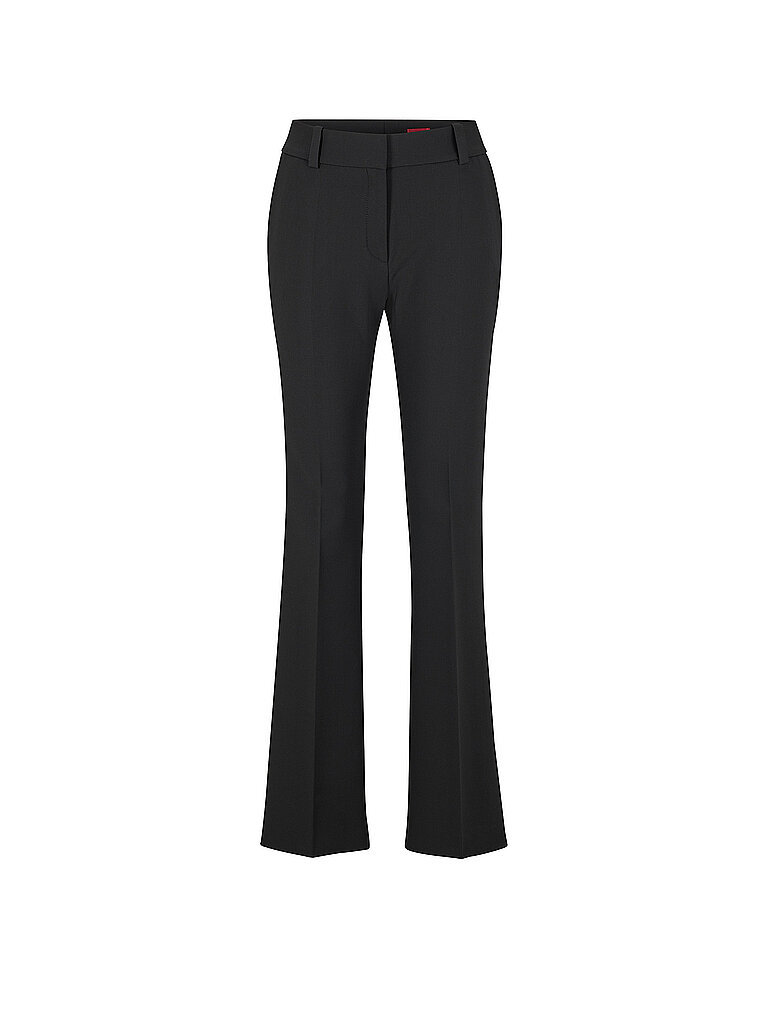 HUGO Hose Bootcut HOVANI schwarz | 42 von HUGO