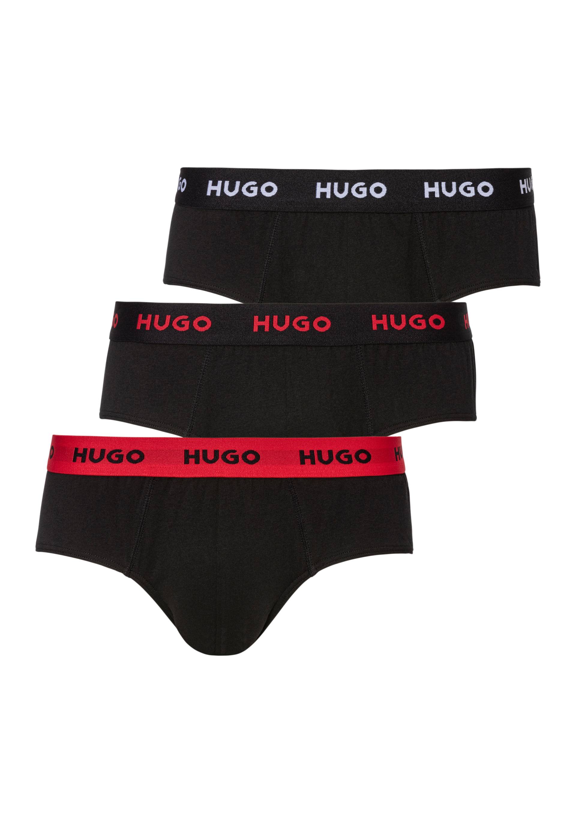 HUGO Underwear Hüftslip »HIPBRIEF TRIPLETPACK«, (Packung), mit elastischem Logobund von HUGO Underwear