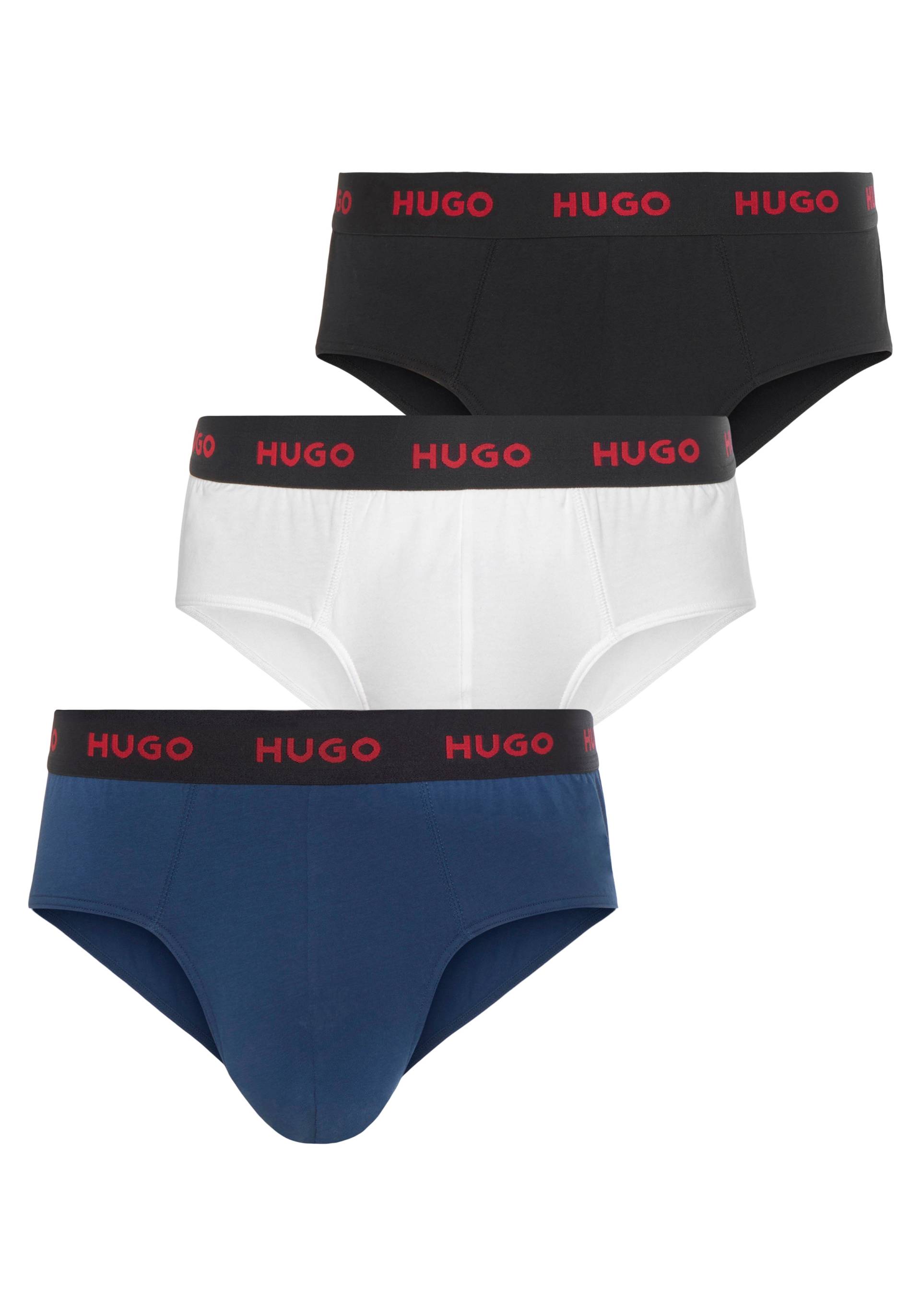 HUGO Underwear Hüftslip »HIPBRIEF TRIPLETPACK«, (Packung), mit elastischem Logobund von HUGO Underwear