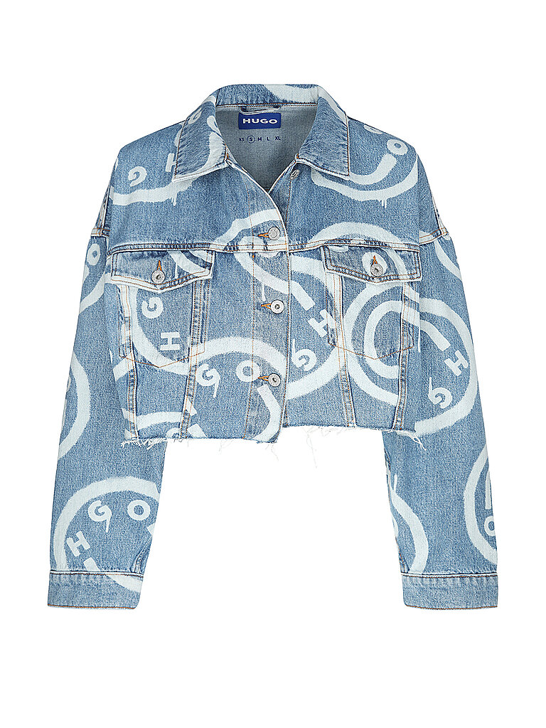 HUGO Jeansjacke  hellblau | L von HUGO