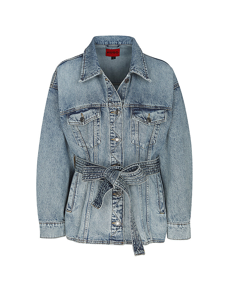 HUGO Jeansjacke hellblau | L von HUGO