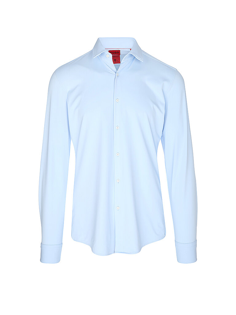 HUGO Jerseyhemd Slim Fit KENNO hellblau | 38 von HUGO