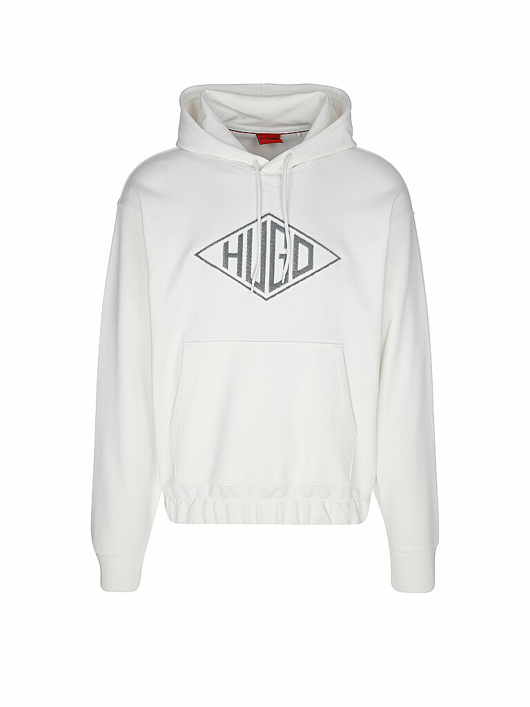 HUGO Kapuzensweater - Hoodie Dacorolo weiss | L von HUGO