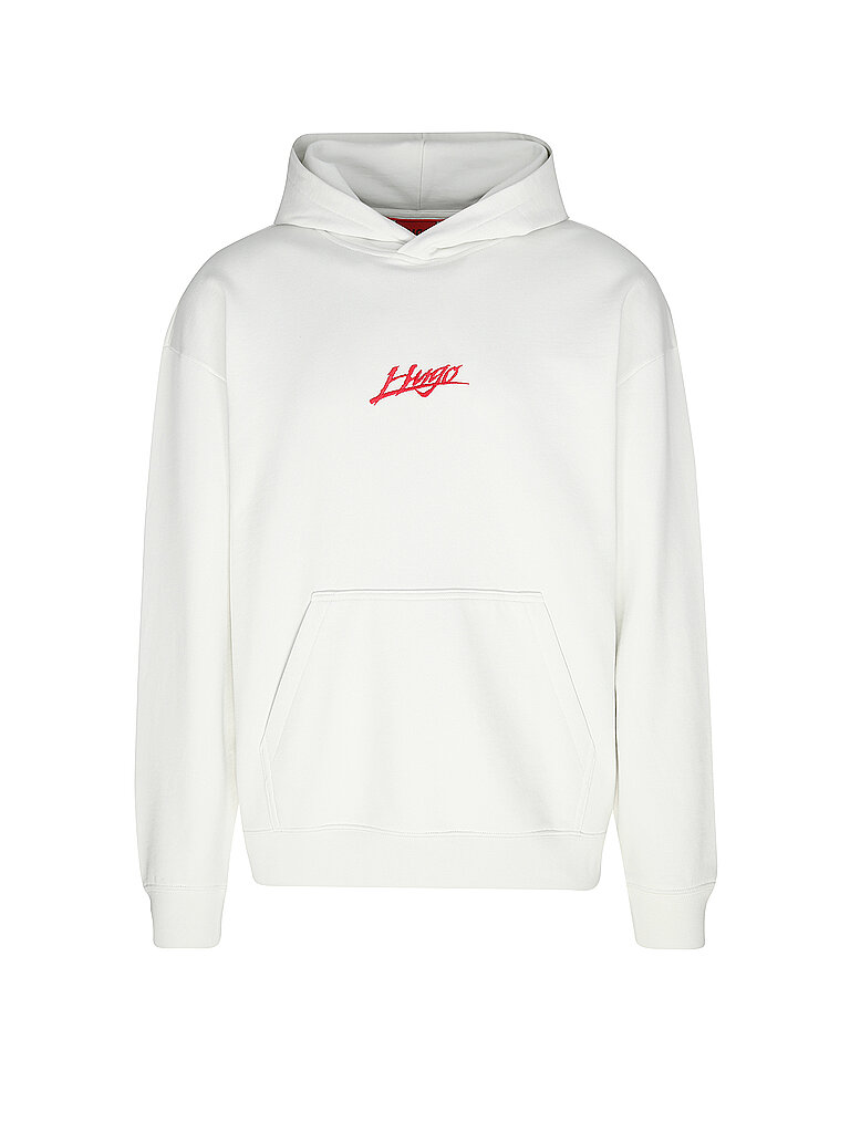 HUGO Kapuzensweater - Hoodie  weiss | L von HUGO